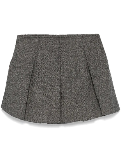 Pleated Mini Skirt