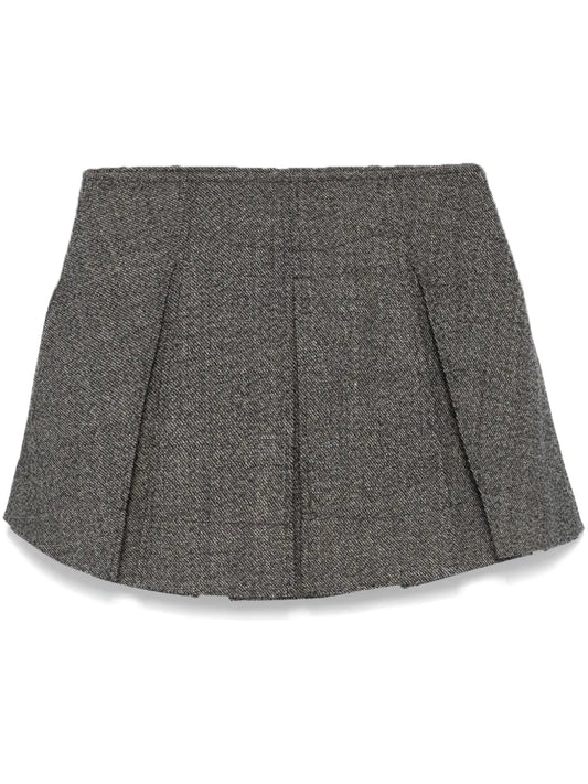 Pleated Mini Skirt