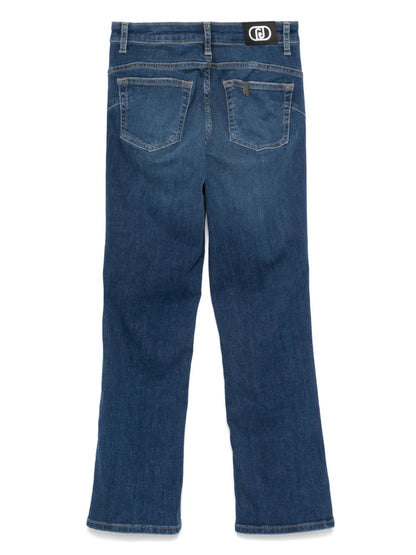 Cropped Bootcut Jeans