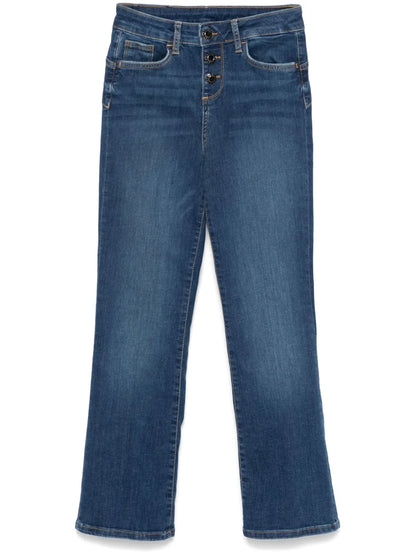 Cropped Bootcut Jeans