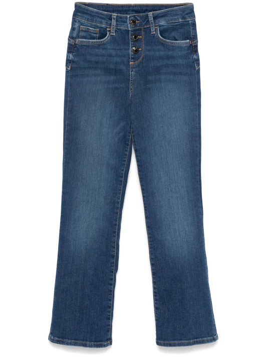 Cropped Bootcut Jeans