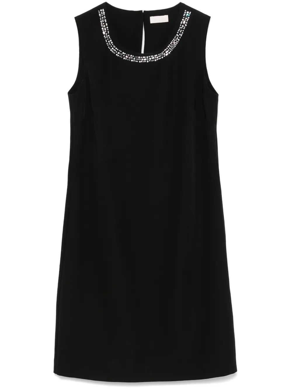 Crystal-Embellished Mini Dress