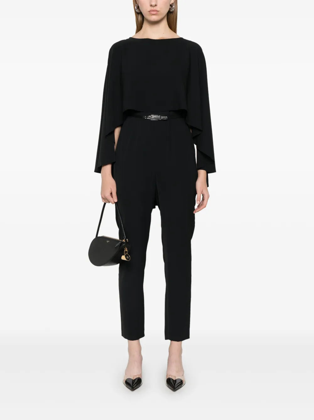 Cape Georgette Jumpsuit