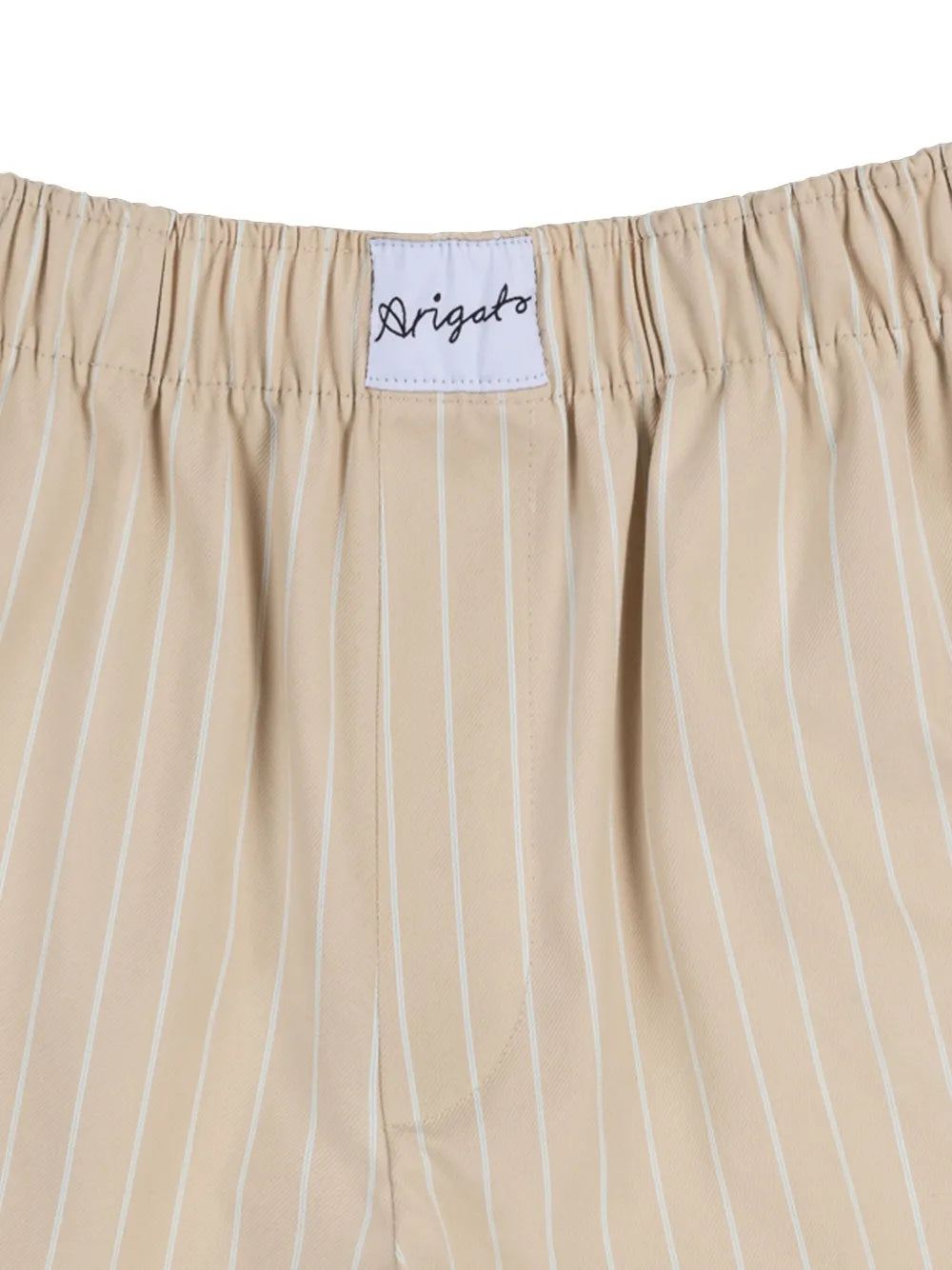 Striped Cotton-Blend Shorts