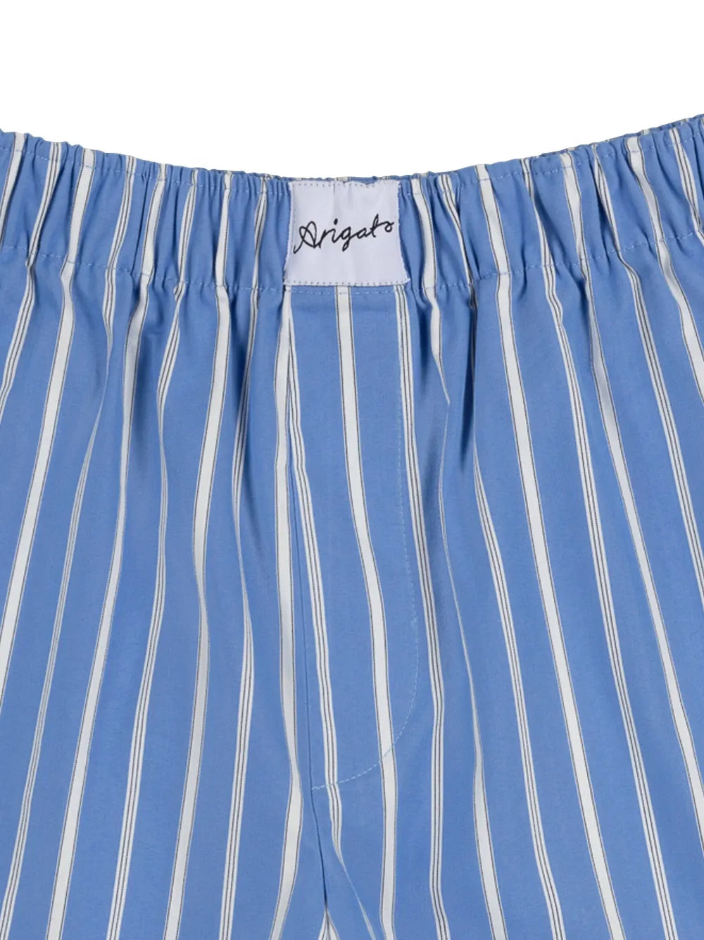 Striped Cotton-Blend Shorts