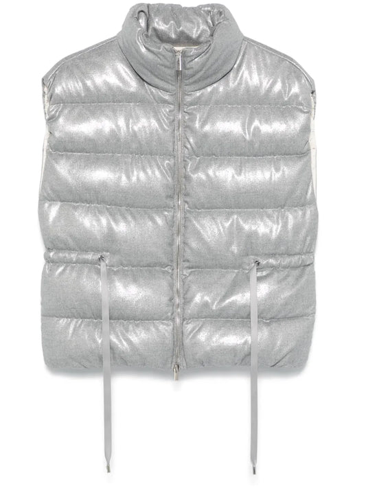 Lamé-Effect Gilet