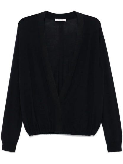 Plunging-Neck Sweater