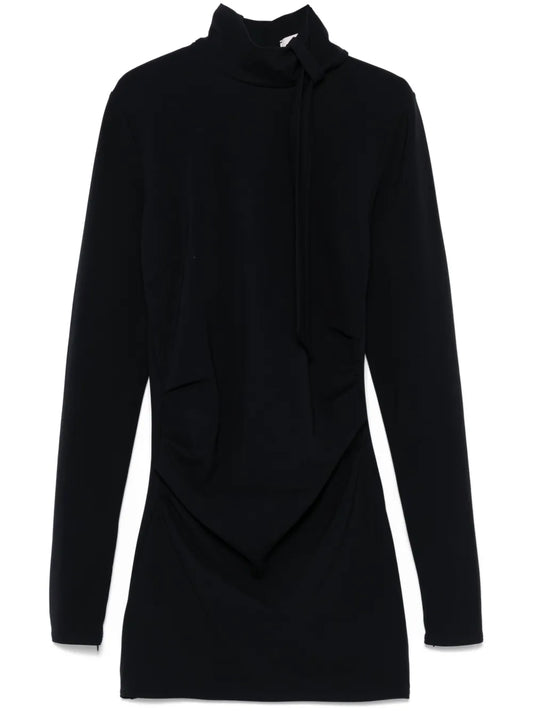 Attached-Scarf Top