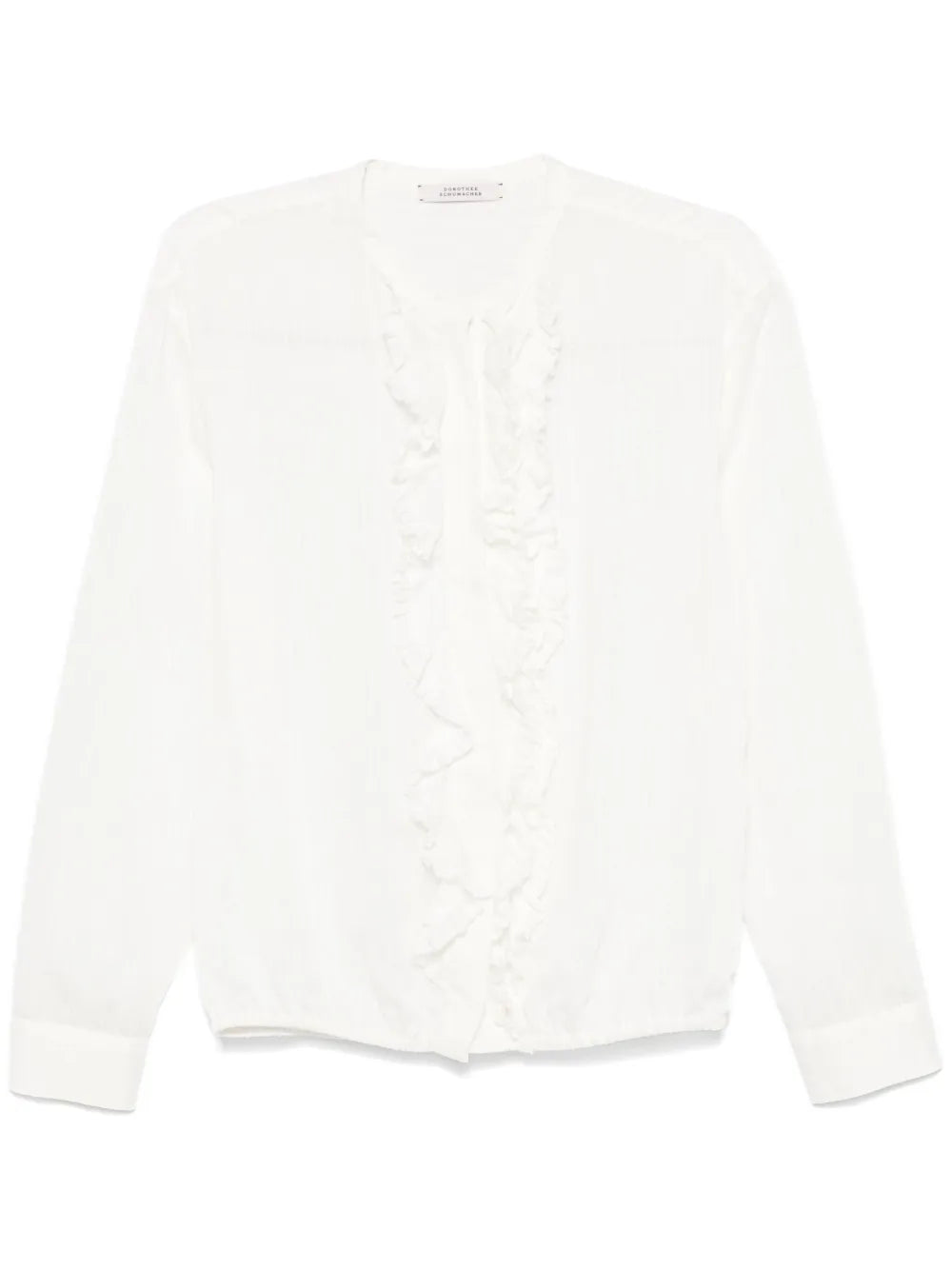 Ruffled-Trim Shirt