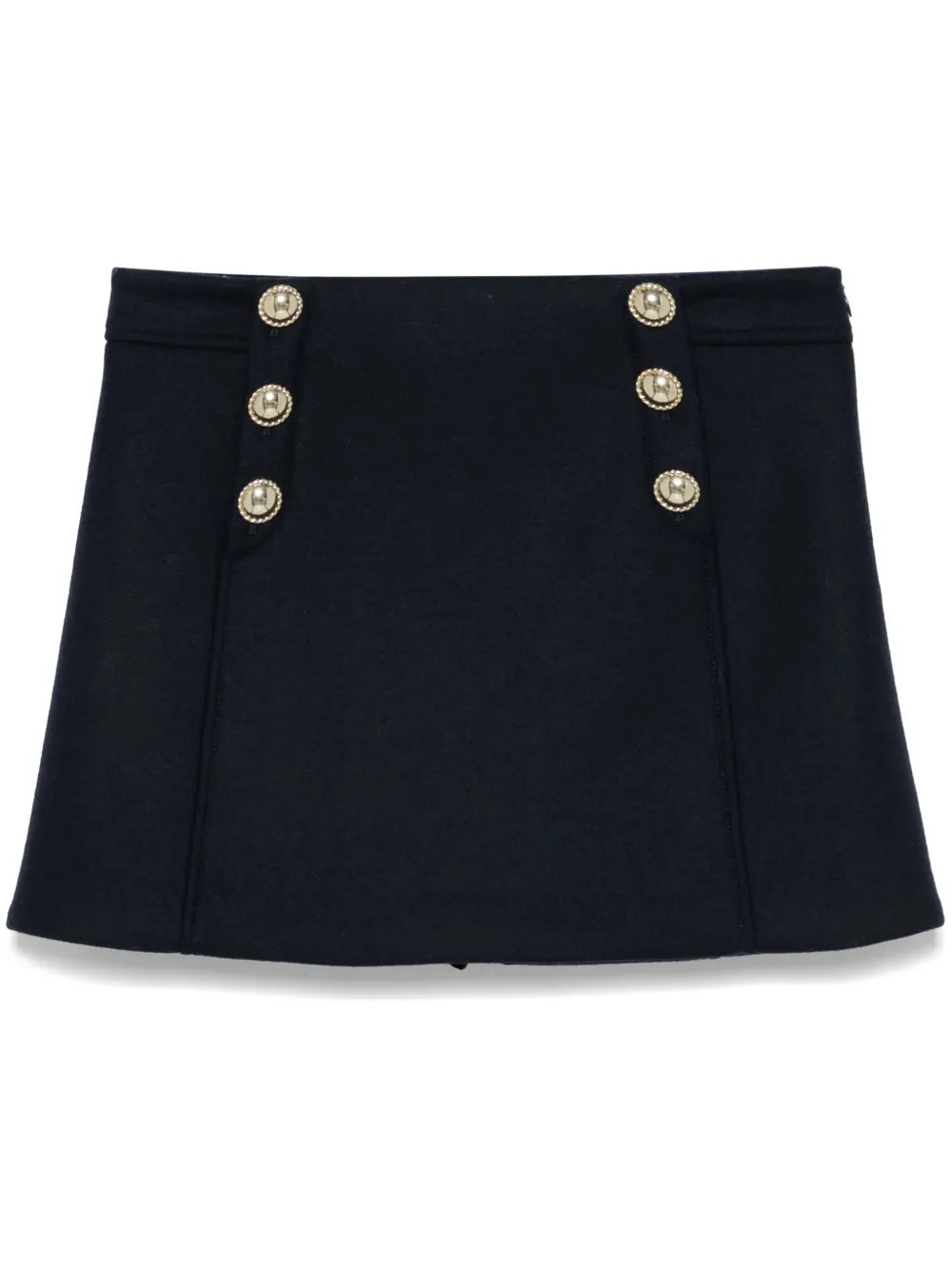 Wool Mini Skirt