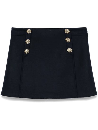 Wool Mini Skirt