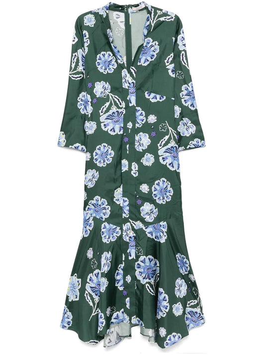 Big Garden Midi Dress