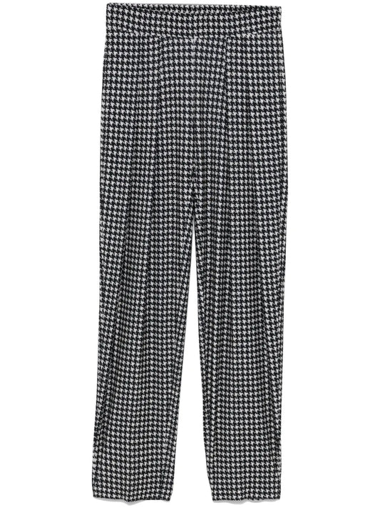 Pleated Low-Rise Trousers