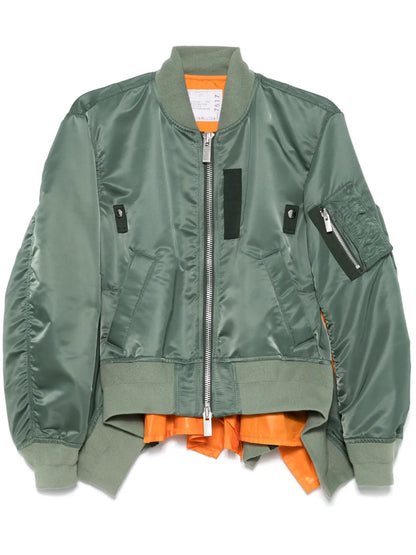 Layered Bomber Jacket