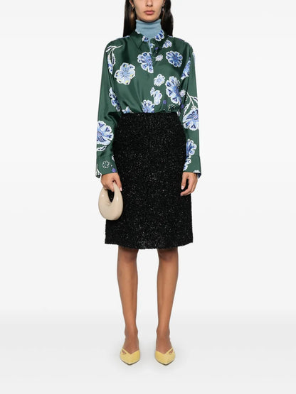 Floral-Print Shirt
