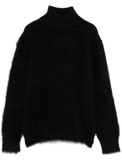 Brushed-Effect Sweater