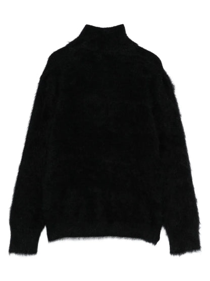 Brushed-Effect Sweater