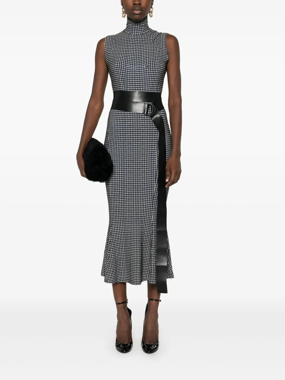 Sleeveless Fishtail Midi Dress