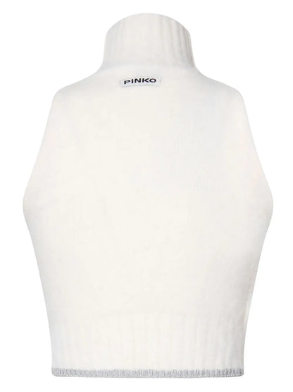 Contrast-Trim Vest