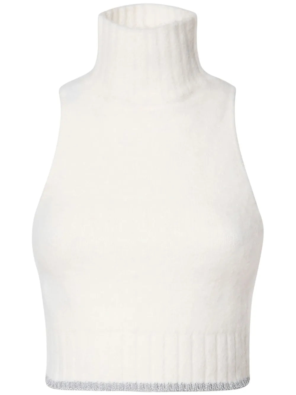 Contrast-Trim Vest