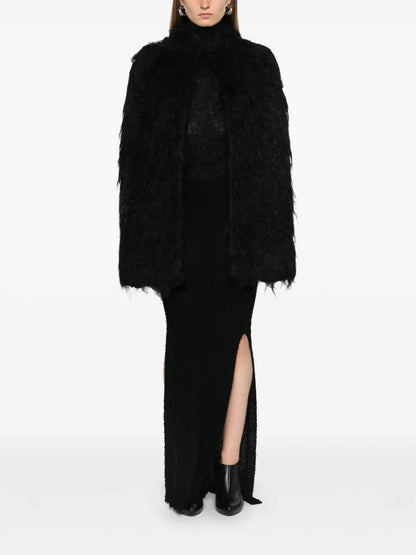 Faux-Fur Cape