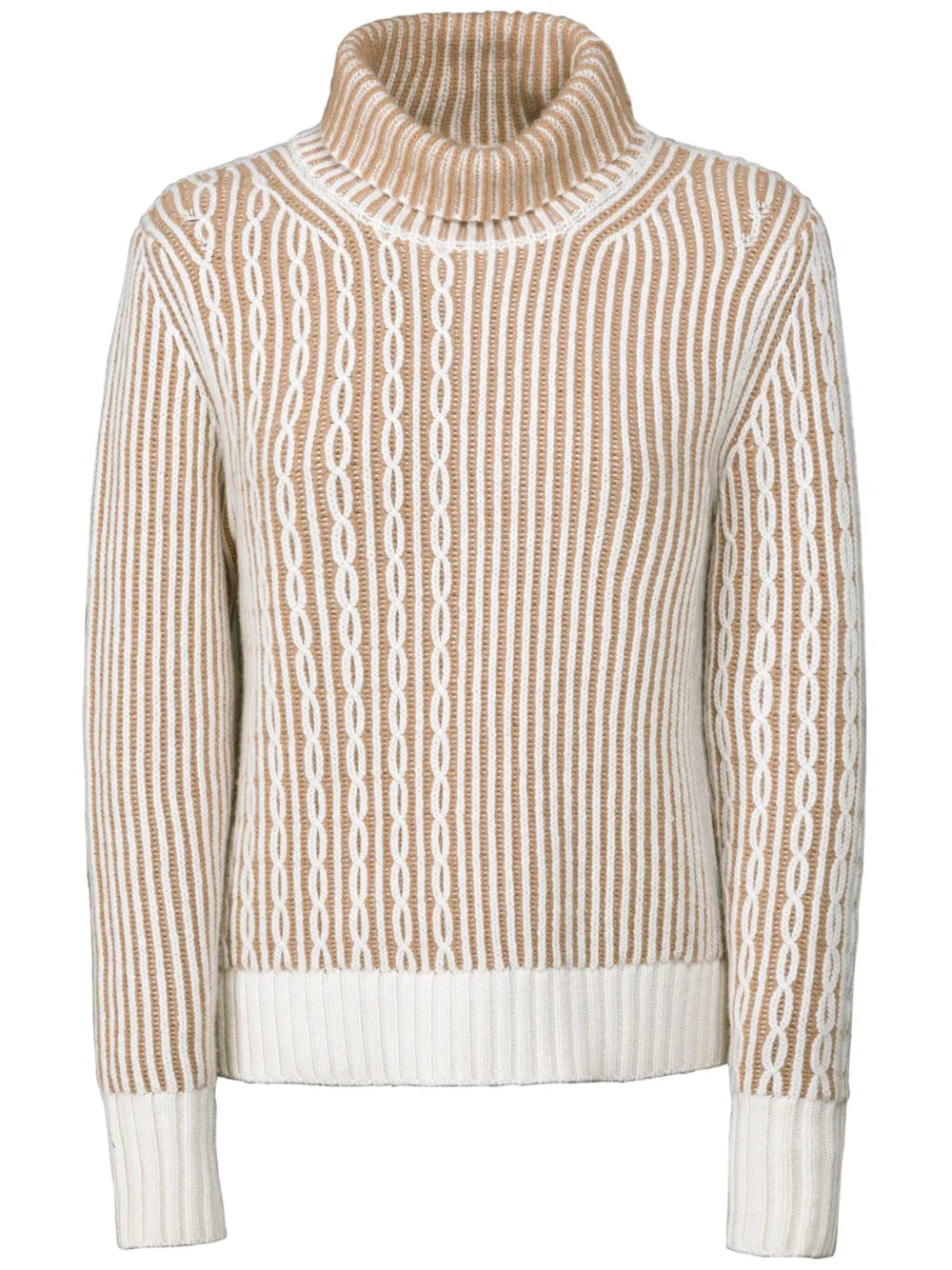 Mixed-Knit Jumper