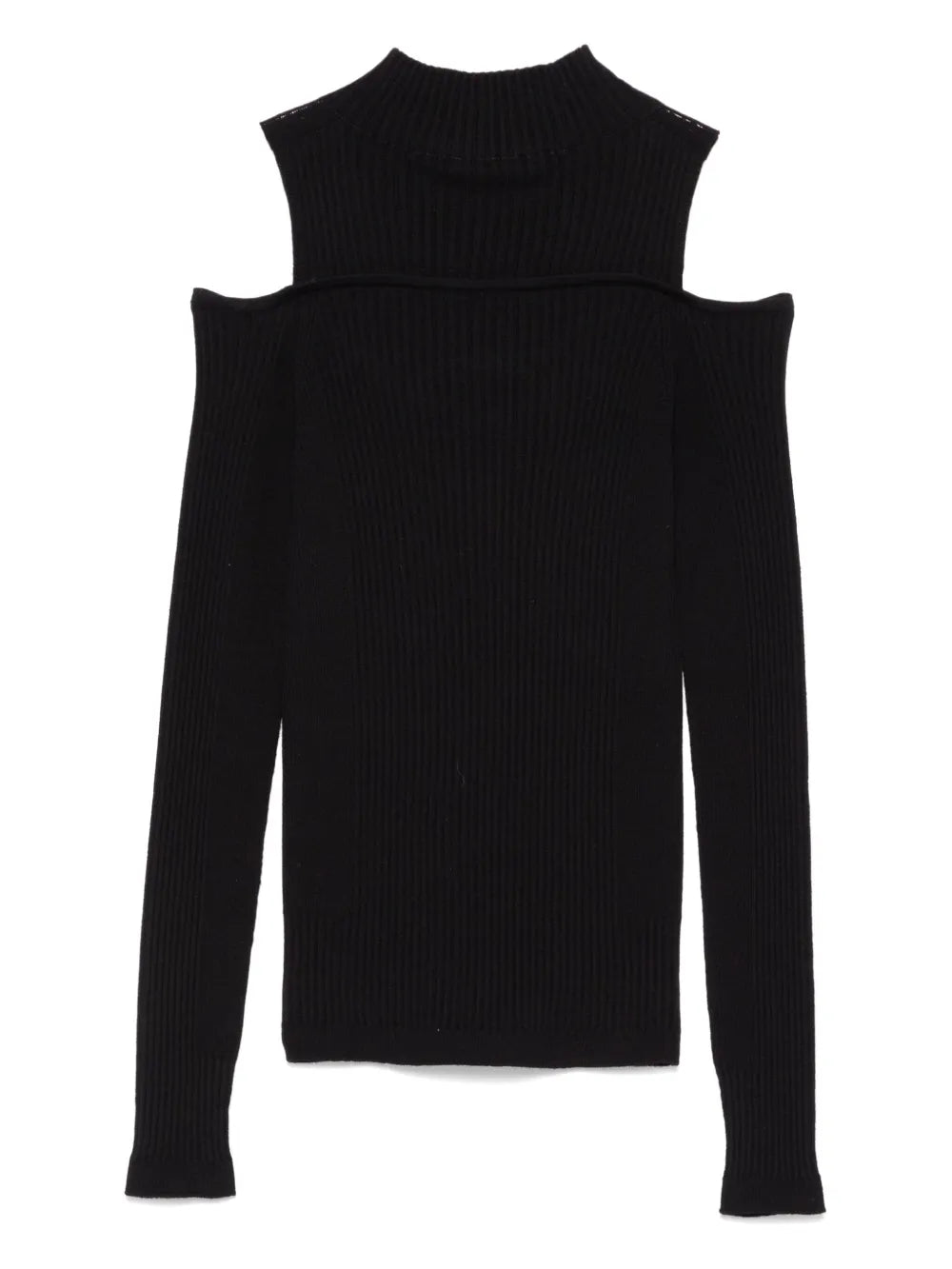 Open-Shoulder Sweater