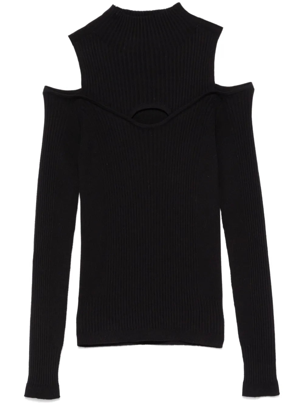 Open-Shoulder Sweater