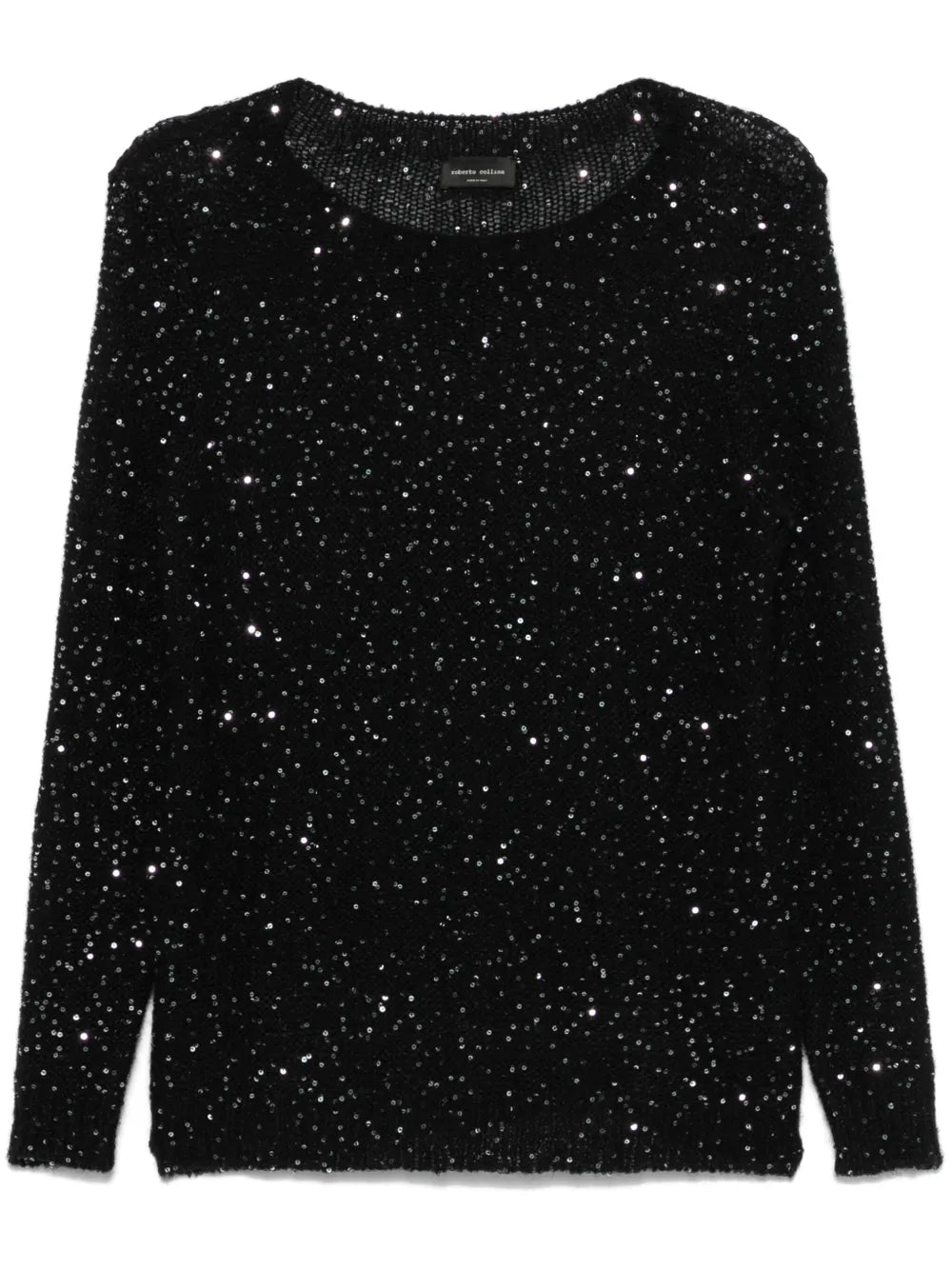 Sequin-Embellished Sweater