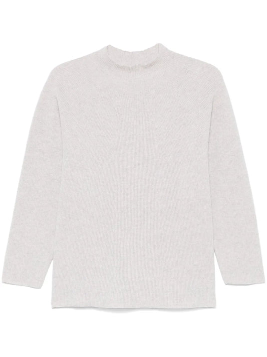Ribbed-Knit Sweater