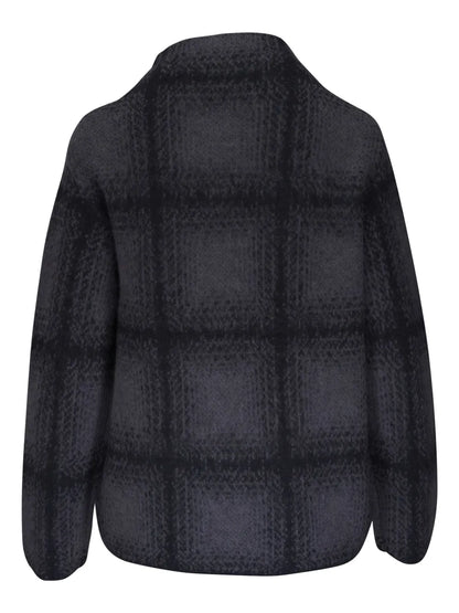 Plaid Check Pattern Sweater