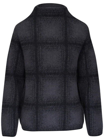 Plaid Check Pattern Sweater