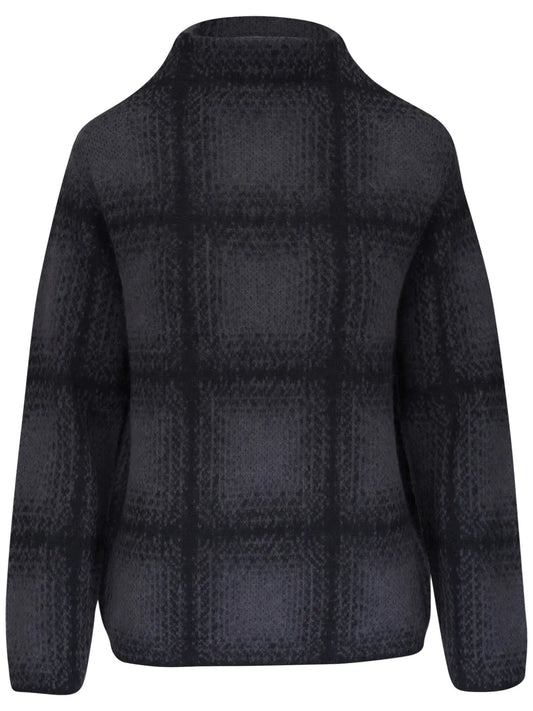 Plaid Check Pattern Sweater