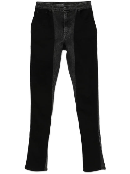 Bi-Color Skinny Jeans