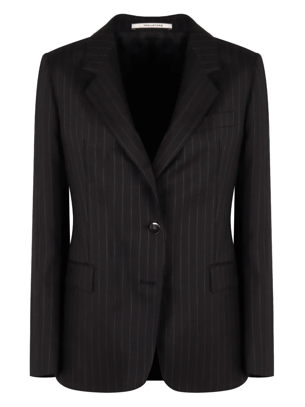 Pinstripe Single-Breasted Suit