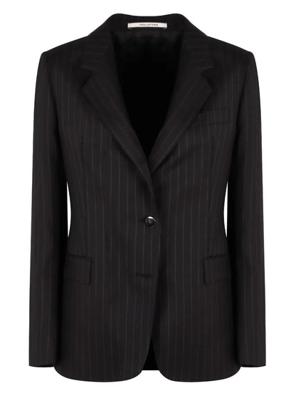 Pinstripe Single-Breasted Suit