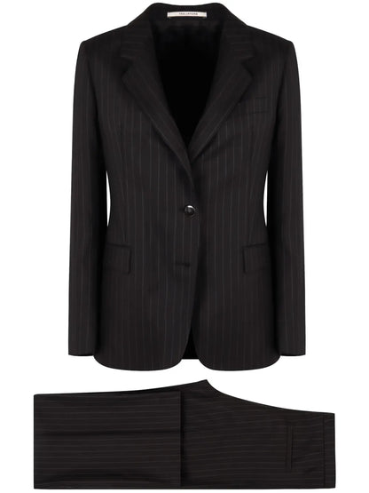 Pinstripe Single-Breasted Suit