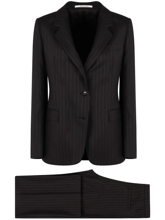 Pinstripe Single-Breasted Suit
