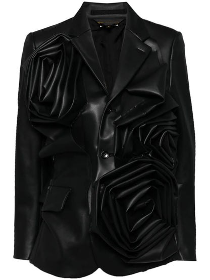 Floral Single-Breasted Blazer