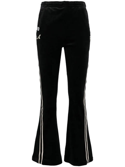 Logo-Patch Flared Trousers