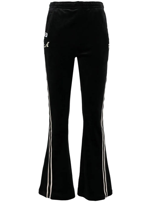 Logo-Patch Flared Trousers