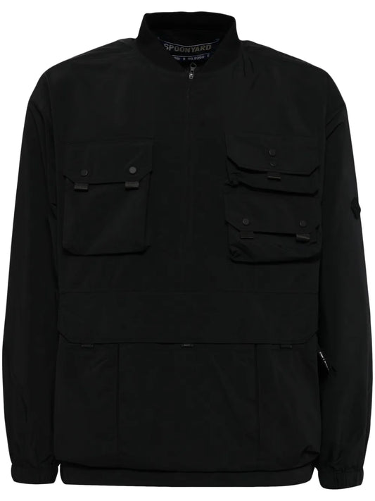 Multi Pocket Long-Sleeves Windbreaker