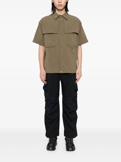 Belted Tapered Cargo Trousers