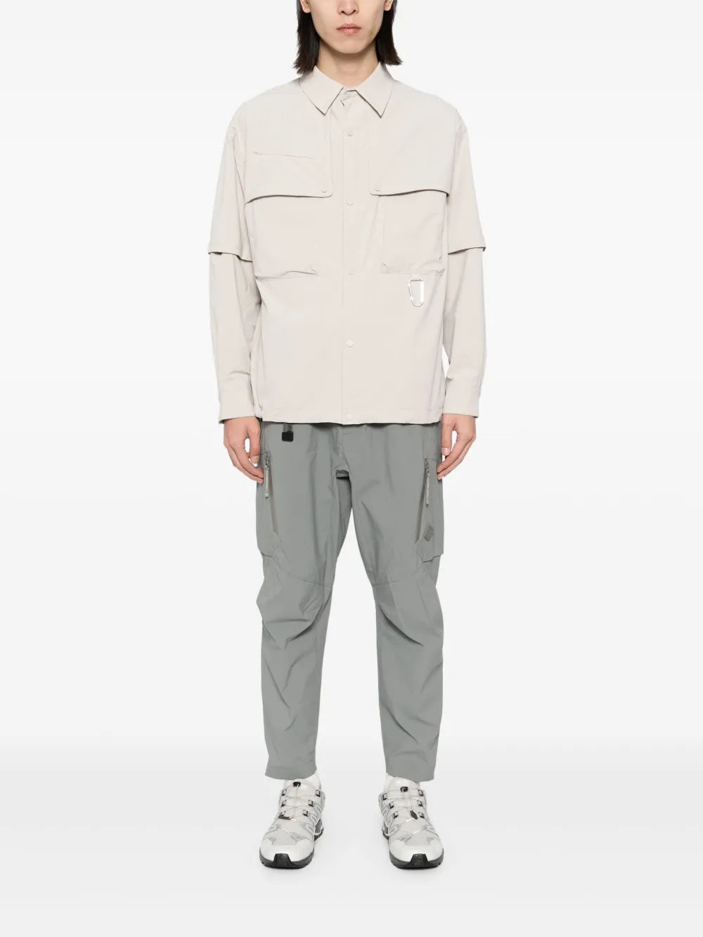 Belted Tapered Cargo Trousers