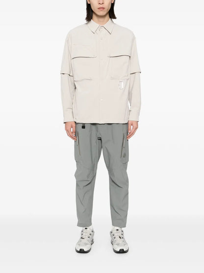 Belted Tapered Cargo Trousers