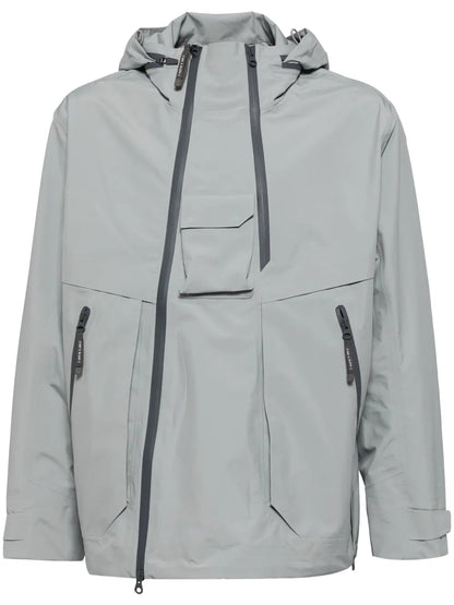 Concealed Hood Long-Sleeves Windbreaker