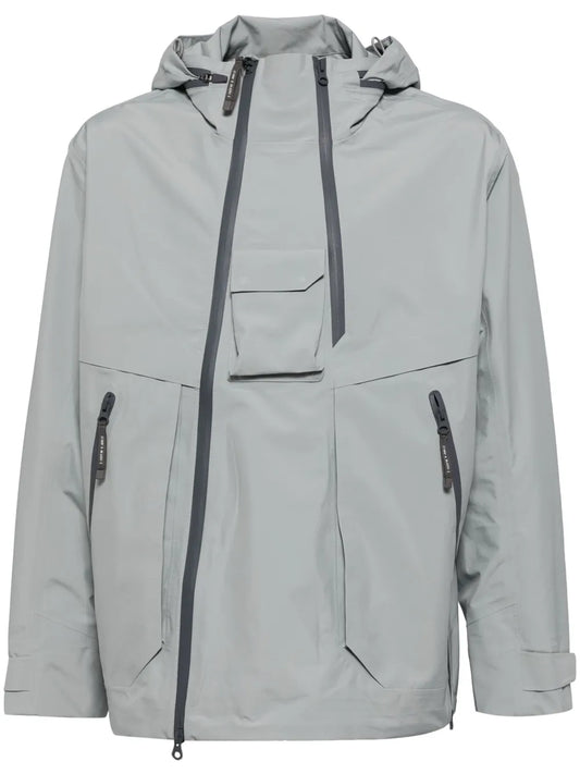 Concealed Hood Long-Sleeves Windbreaker