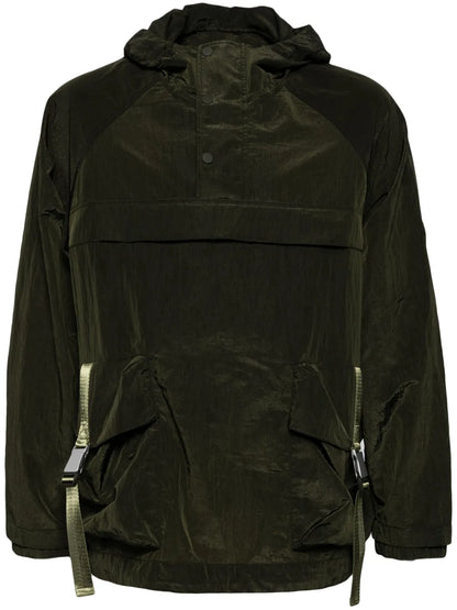 Multi Pocket Long-Sleeves Windbreaker