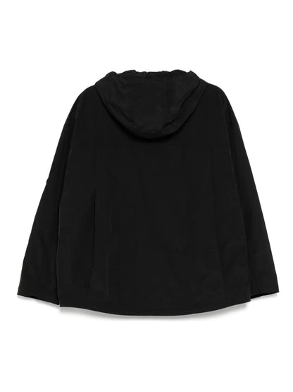 Lace-Up Hooded Jacket