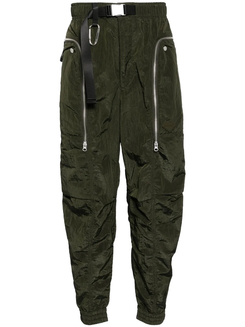 Belted Tapered Trousers